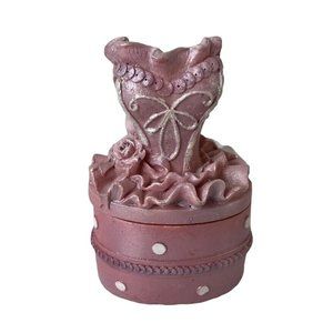 Pink Ballet Tutu Trinket Box, Dance, Home Decor